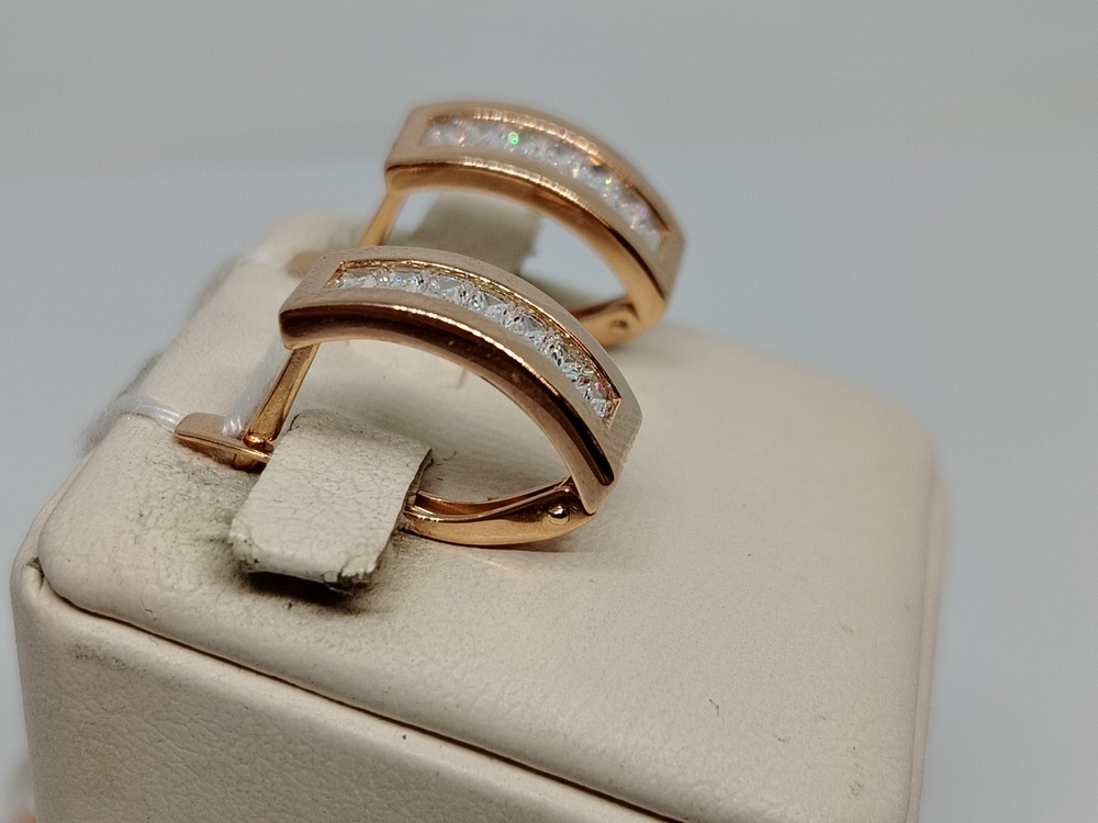 СЕРЬГИ С КАМНЯМИ (Au 585)