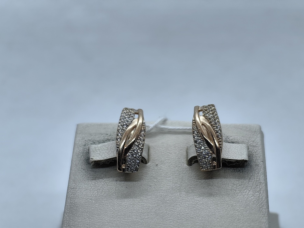 СЕРЬГИ С КАМНЯМИ (Au 585)