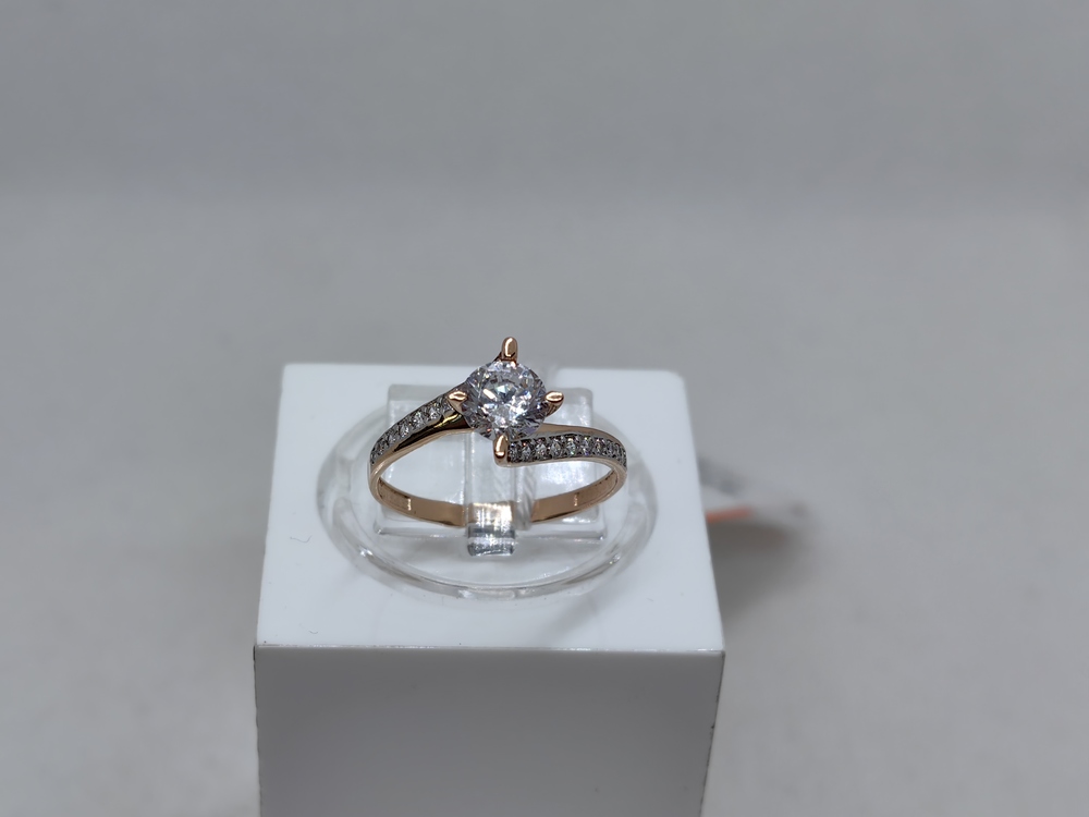 КОЛКМИ585 КОЛЬЦО С КАМНЯМИ (Au 585)