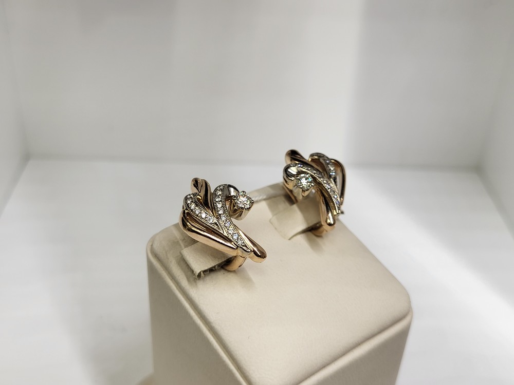 СЕРЬГИ БРИЛЛИАНТ (Au 585)