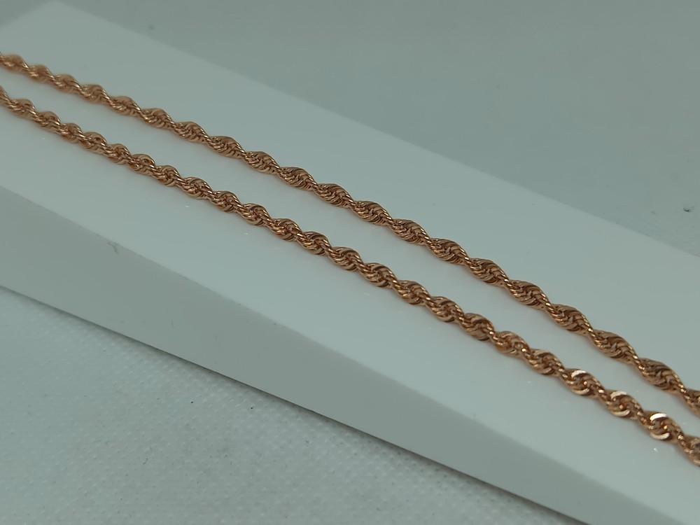 ЦЕПЬ ПУСТОТЕЛАЯ Веревка (Au 585)