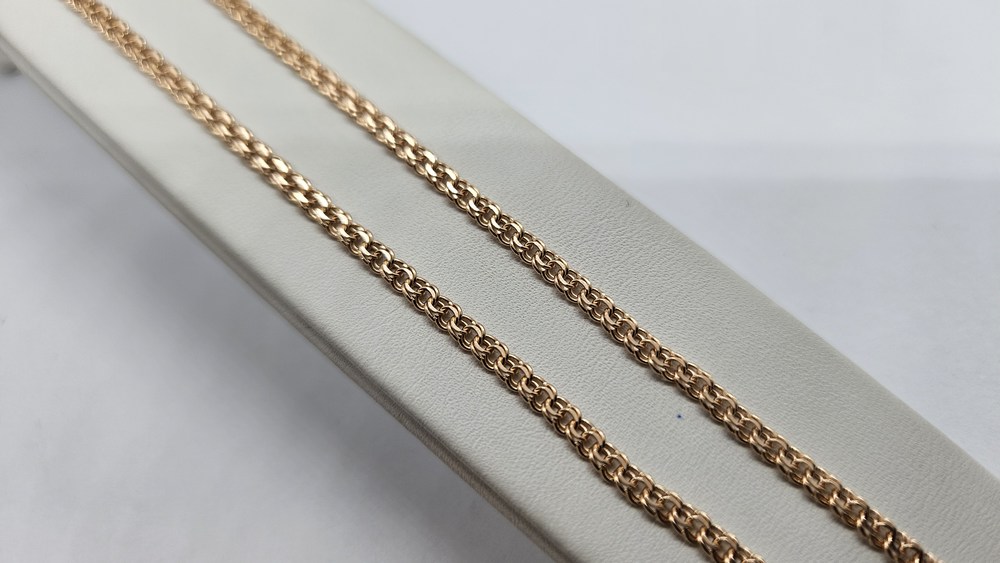 8040200-60 ЦЕПЬ ПОЛНОВЕСНАЯ Бисмарк (Au 585)