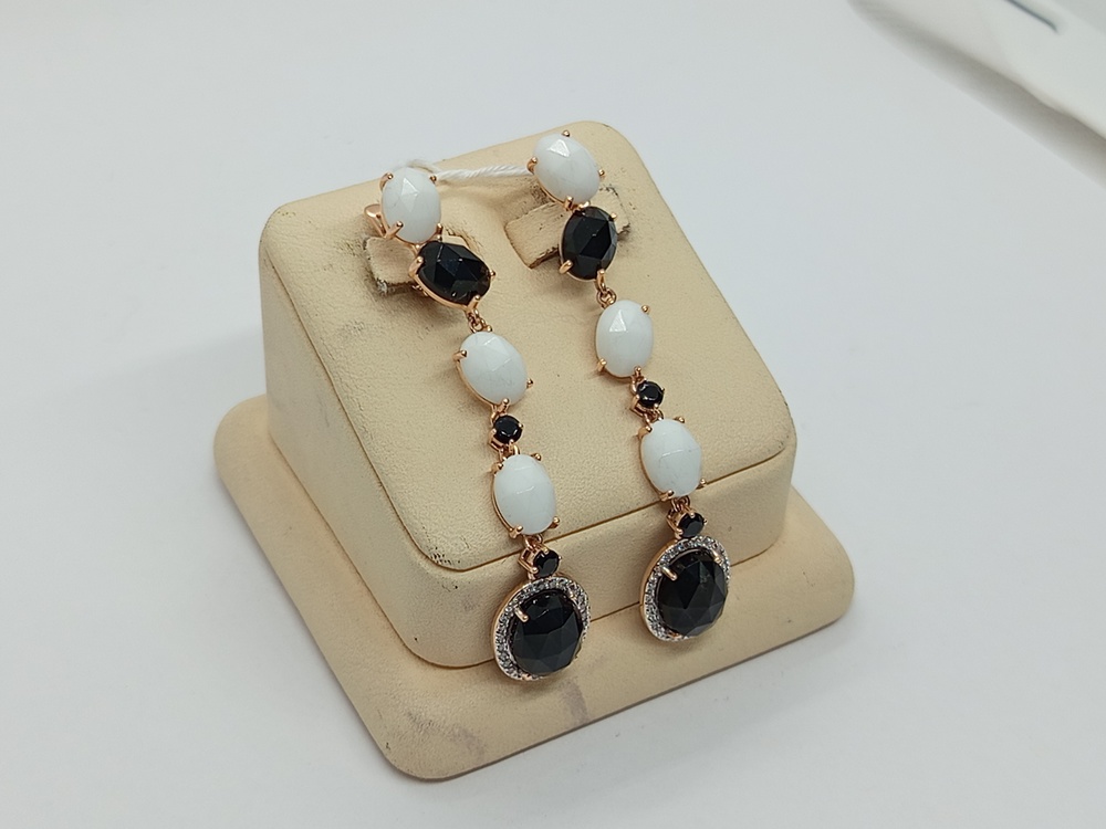 СЕРЬГИ С КАМНЯМИ (Au 585)