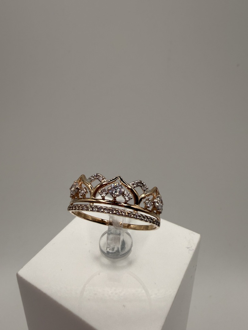 КОЛКМИ585 КОЛЬЦО С КАМНЯМИ (Au 585)