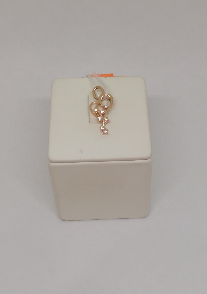 ПОДКМИ585 ПОДВЕСКА С КАМНЯМИ (Au 585)