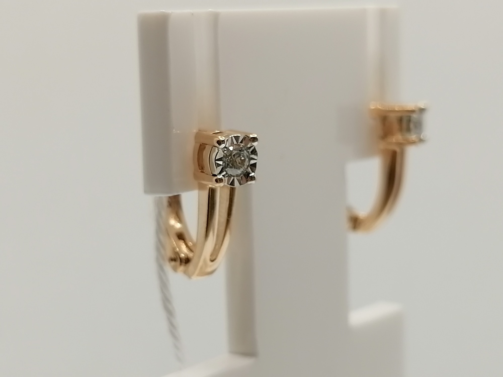 СЕРЬГИ БРИЛЛИАНТ (Au 585)