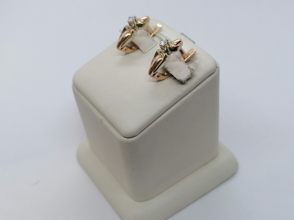 СЕРЬГИ БРИЛЛИАНТ (Au 585)