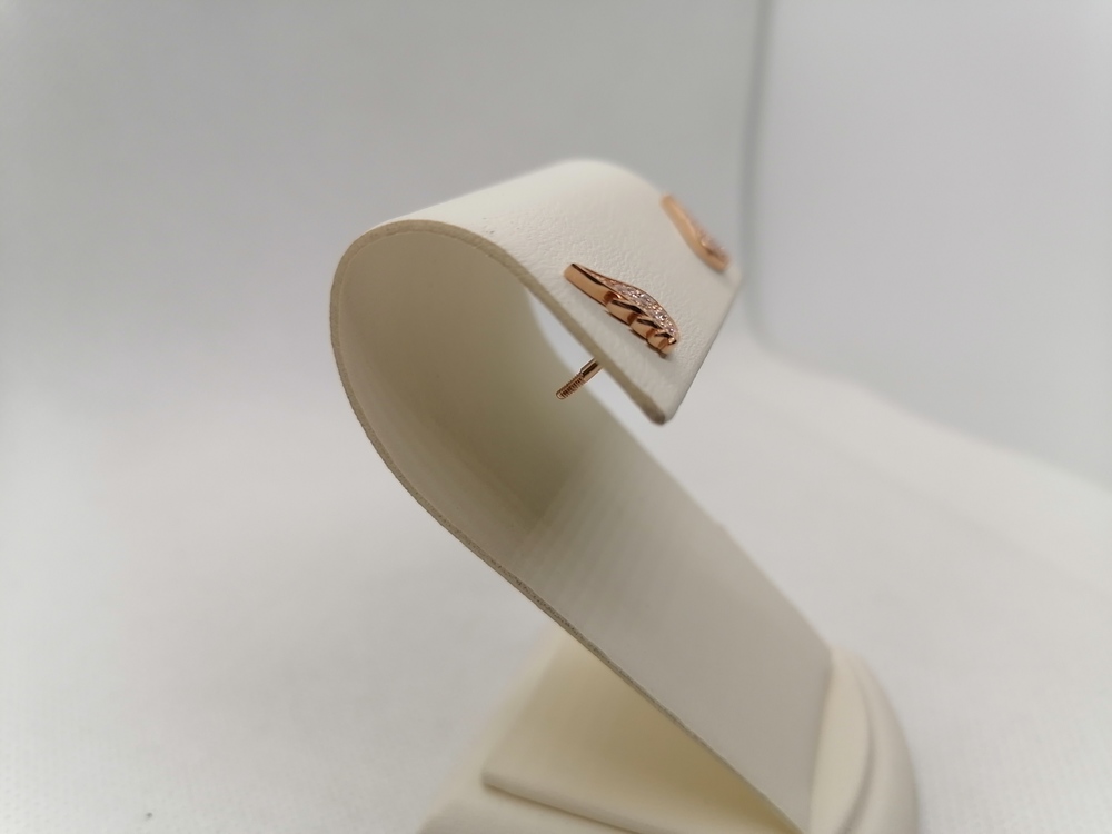 СЕРЬГИ ПУСЕТЫ с камнями (Au 585)