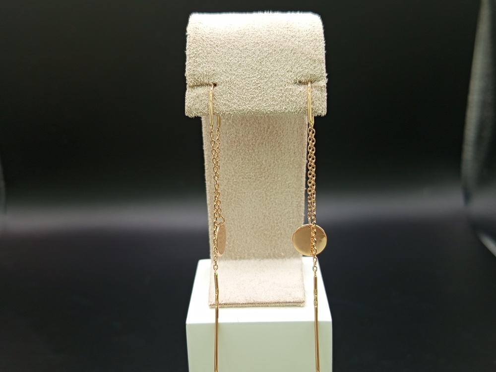 СЕРЬГИ ПРОДЕВКИ без камня (Au 585)