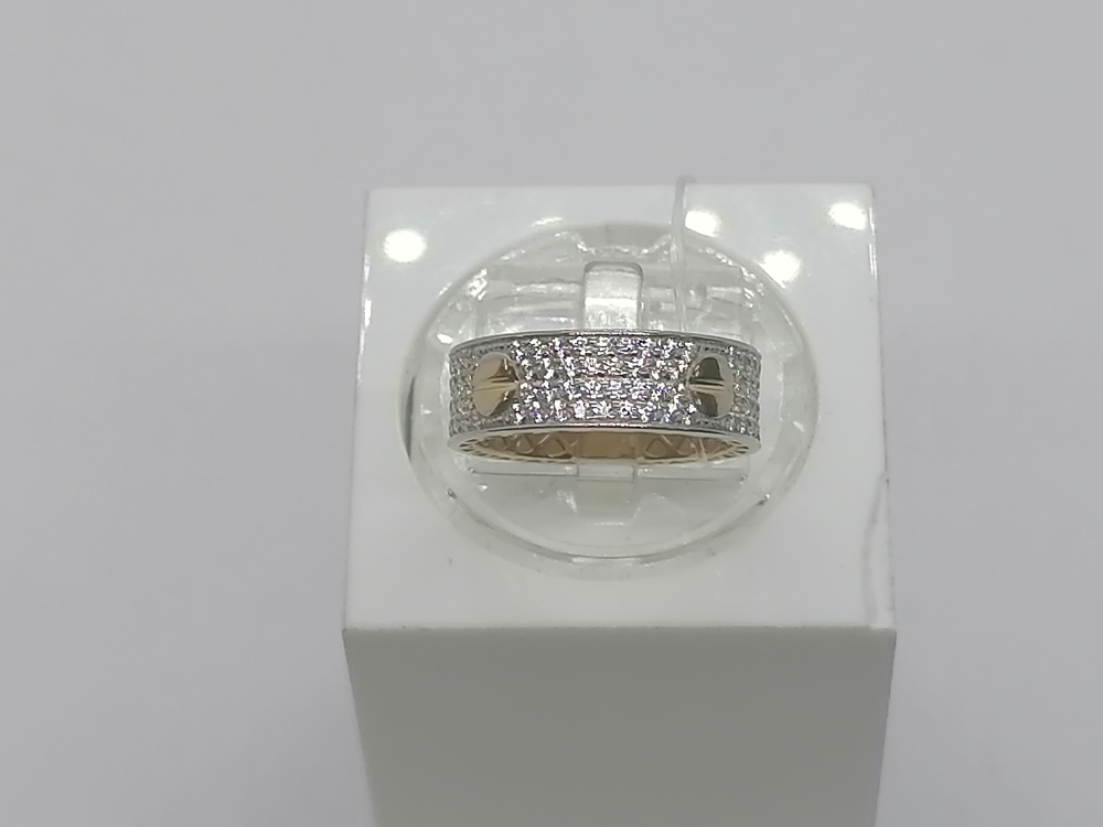 КОЛЬЦО С КАМНЯМИ (Au 585)