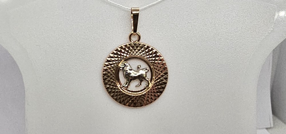 КрСПАлев ПОДВЕСКА ЗНАК ЗОДИАКА ЛЕВ (Au 585)