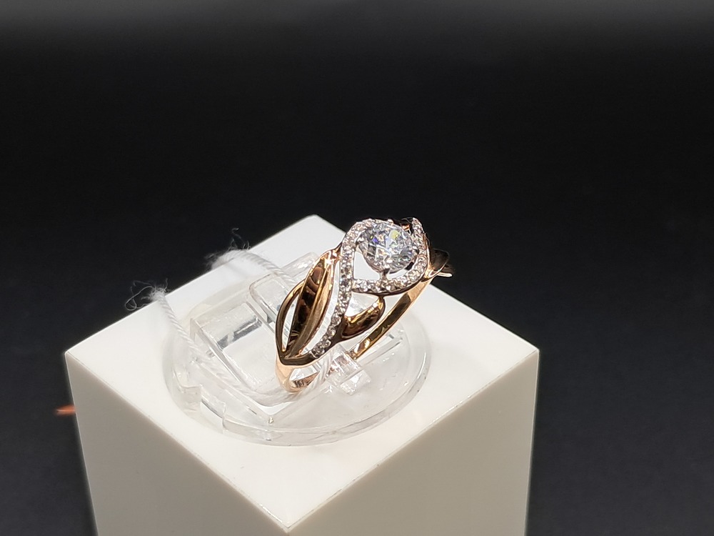 КОЛКМИ585 КОЛЬЦО С КАМНЯМИ (Au 585)