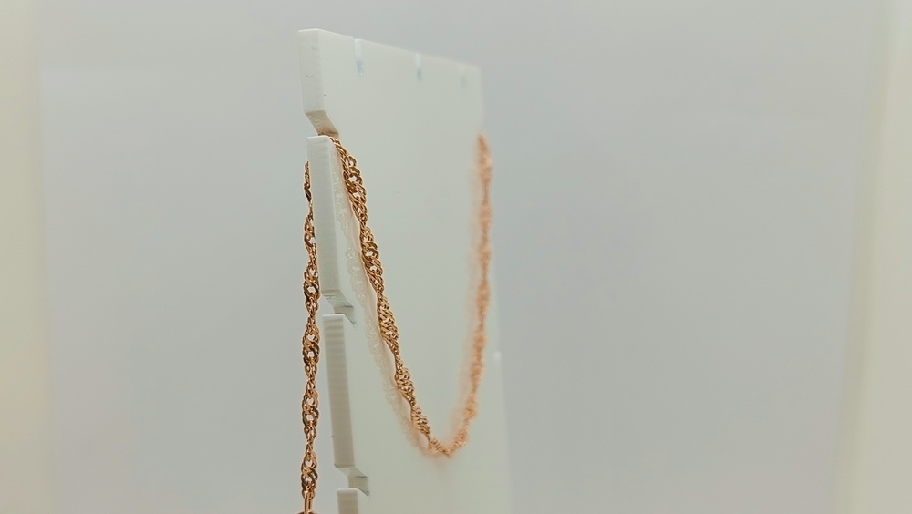 ЦЕПЬ ПУСТОТЕЛАЯ Сингапур (Au 585)