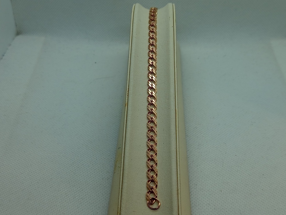 БРАСЛЕТ ПОЛНОВЕСНЫЙ Ромб двойной Au 585