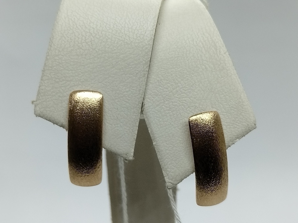 СБКМ585 СЕРЬГИ БЕЗ КАМНЯ (Au 585)