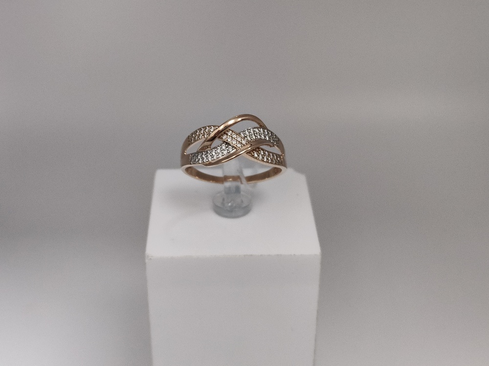 КОЛКМИ585 КОЛЬЦО С КАМНЯМИ (Au 585)
