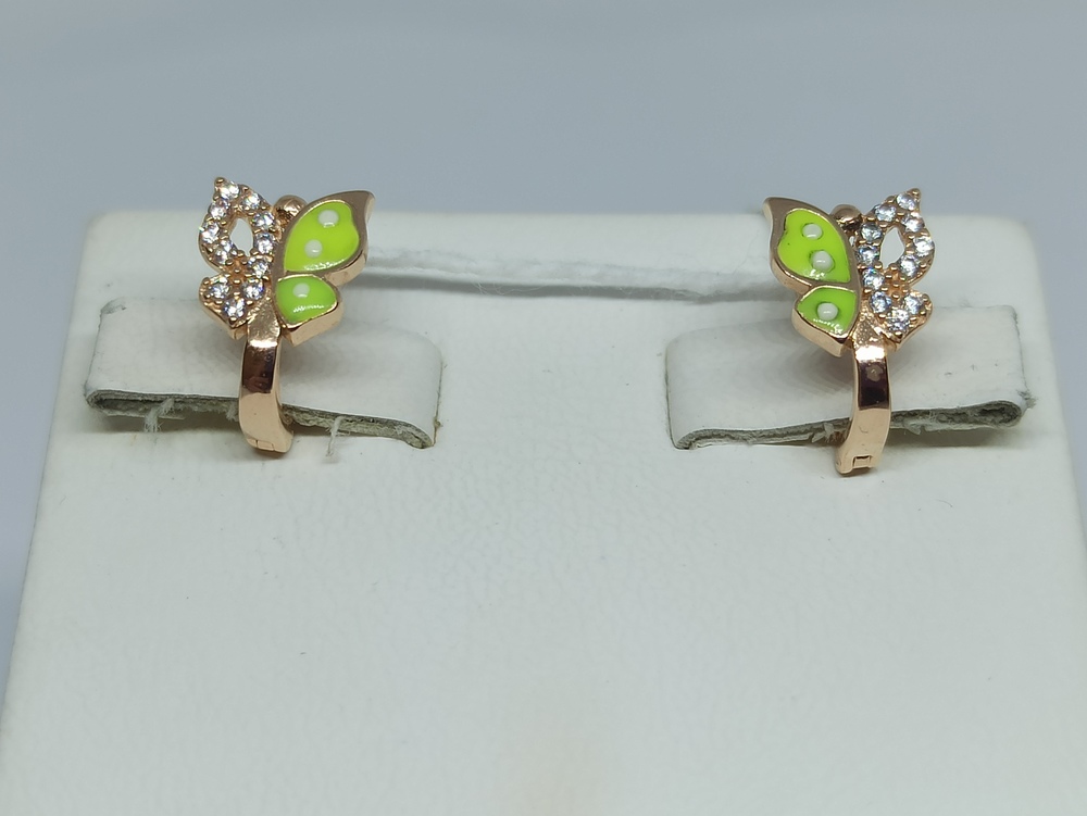 СЕРЬГИ С КАМНЯМИ (Au 585)