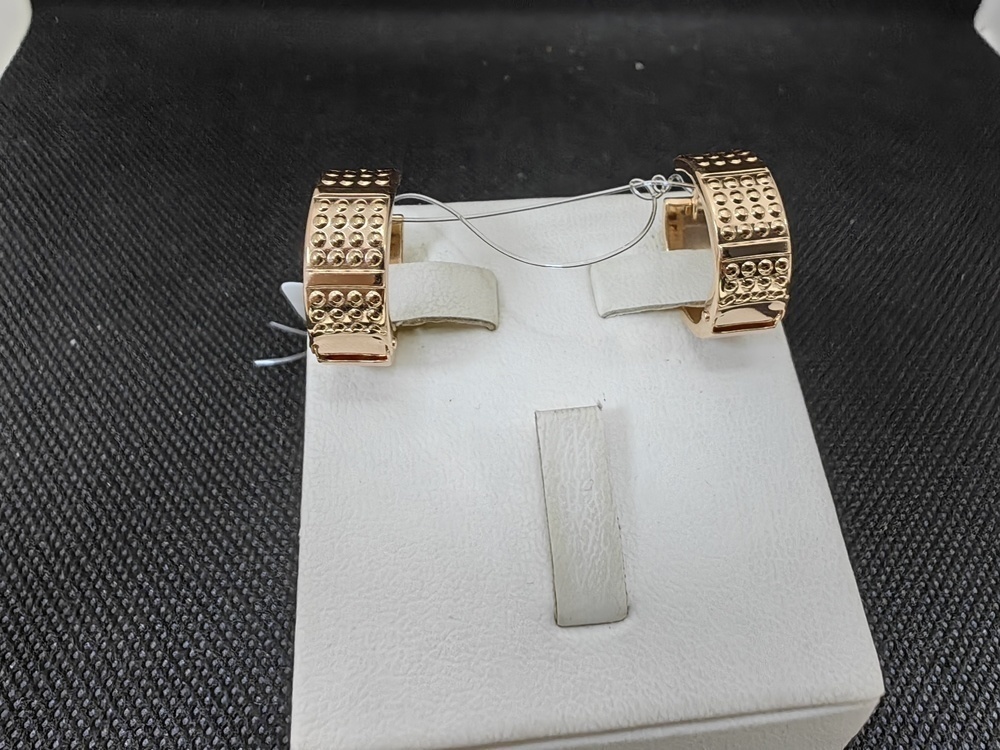 СЕРЬГИ БЕЗ КАМНЯ (Au 585)