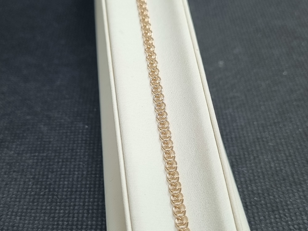 БРАСЛЕТ ПОЛНОВЕСНЫЙ Лав (Au 585)