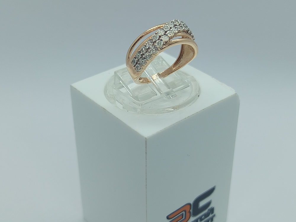 КОЛЬЦО БРИЛЛИАНТ Au 585