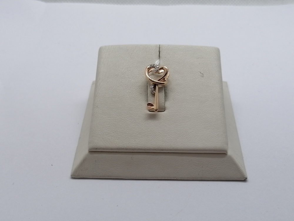 ПОДКМИ585 ПОДВЕСКА С КАМНЯМИ (Au 585)