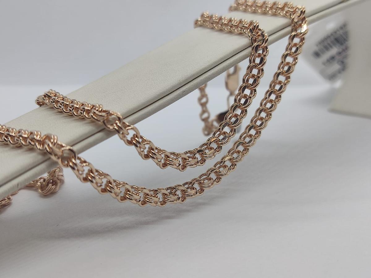 ЦЕПЬ ПУСТОТЕЛАЯ Бисмарк (Au 585)