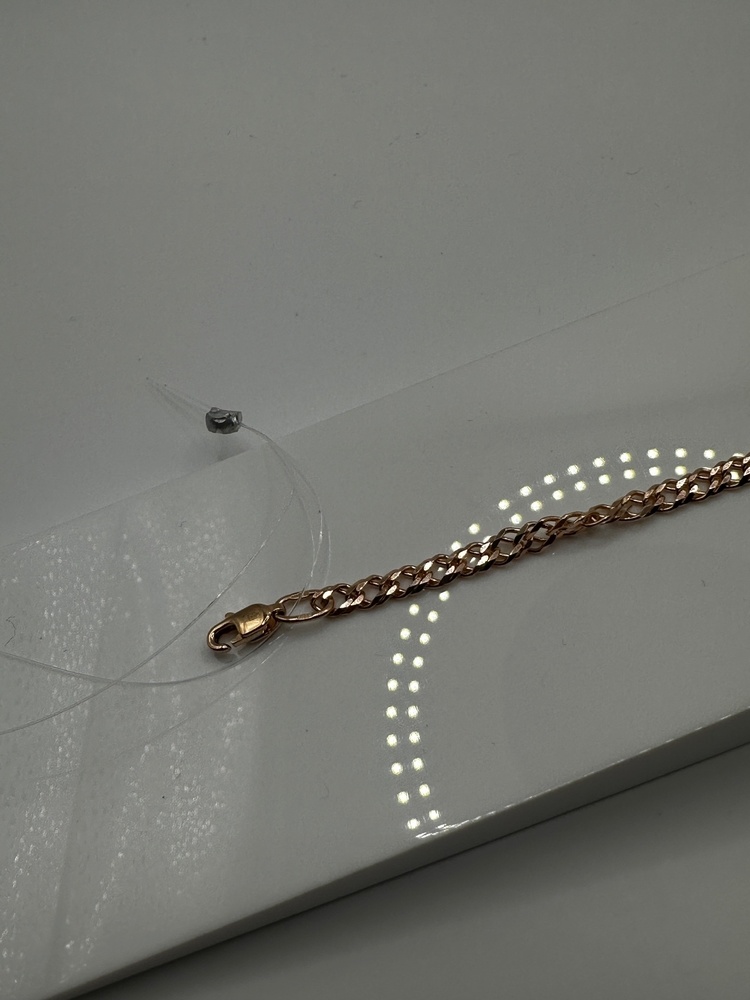 БРАСЛЕТ ПОЛНОВЕСНЫЙ Ромб двойной (Au 585)