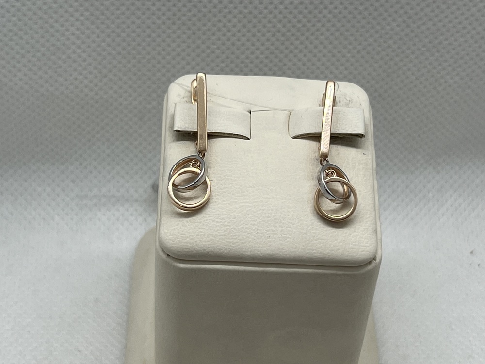 СЕРЬГИ БЕЗ КАМНЯ (Au 585)