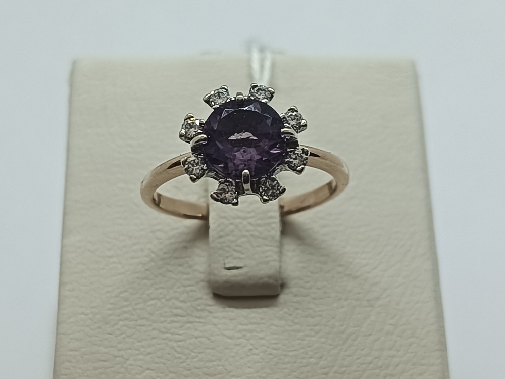 КОЛКМИ585 КОЛЬЦО С КАМНЯМИ (Au 585)