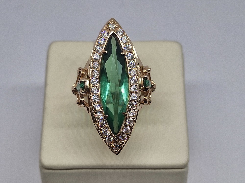 КОЛКМИ585 КОЛЬЦО С КАМНЯМИ (Au 585)