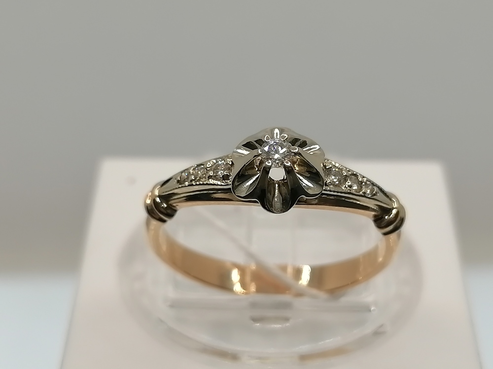 КОЛЬЦО БРИЛЛИАНТ Au 585