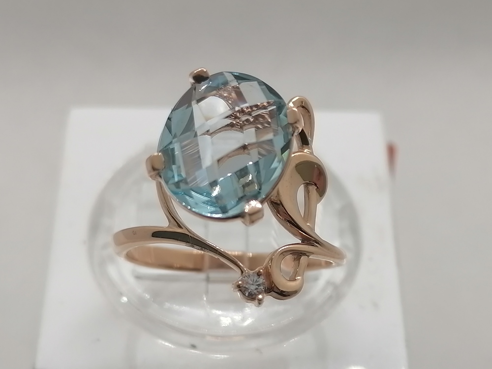 КОЛКМИ585 КОЛЬЦО С КАМНЯМИ (Au 585)