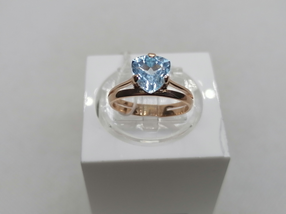 КОЛКМ585 КОЛЬЦО С КАМНЕМ (Au 585)