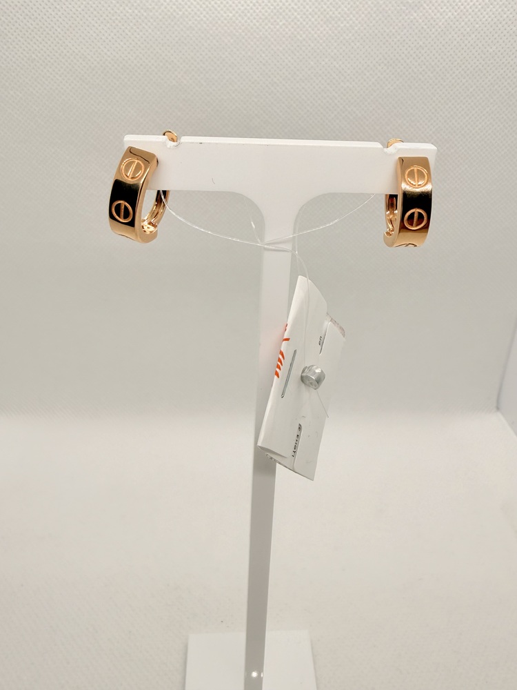 СЕРЬГИ БЕЗ КАМНЯ (Au 585)