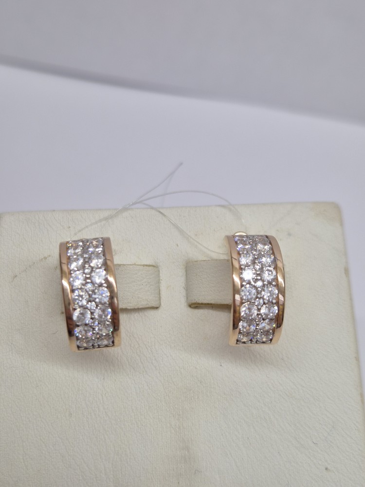 СЕРЬГИ С КАМНЯМИ (Au 585)