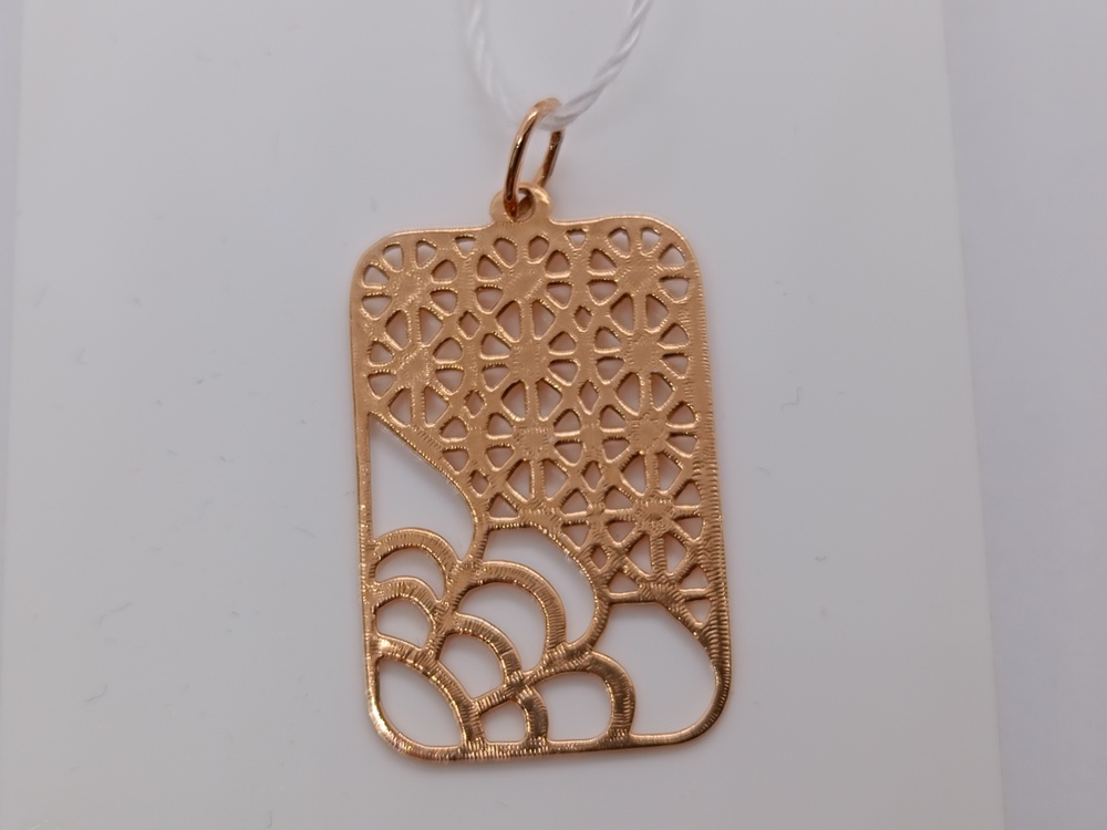 ПОДВЕСКА БЕЗ КАМНЯ Au 585