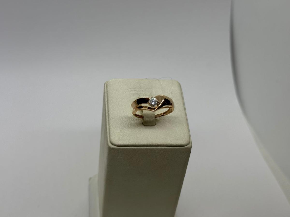 КОЛЬЦО С КАМНЕМ (Au 585)