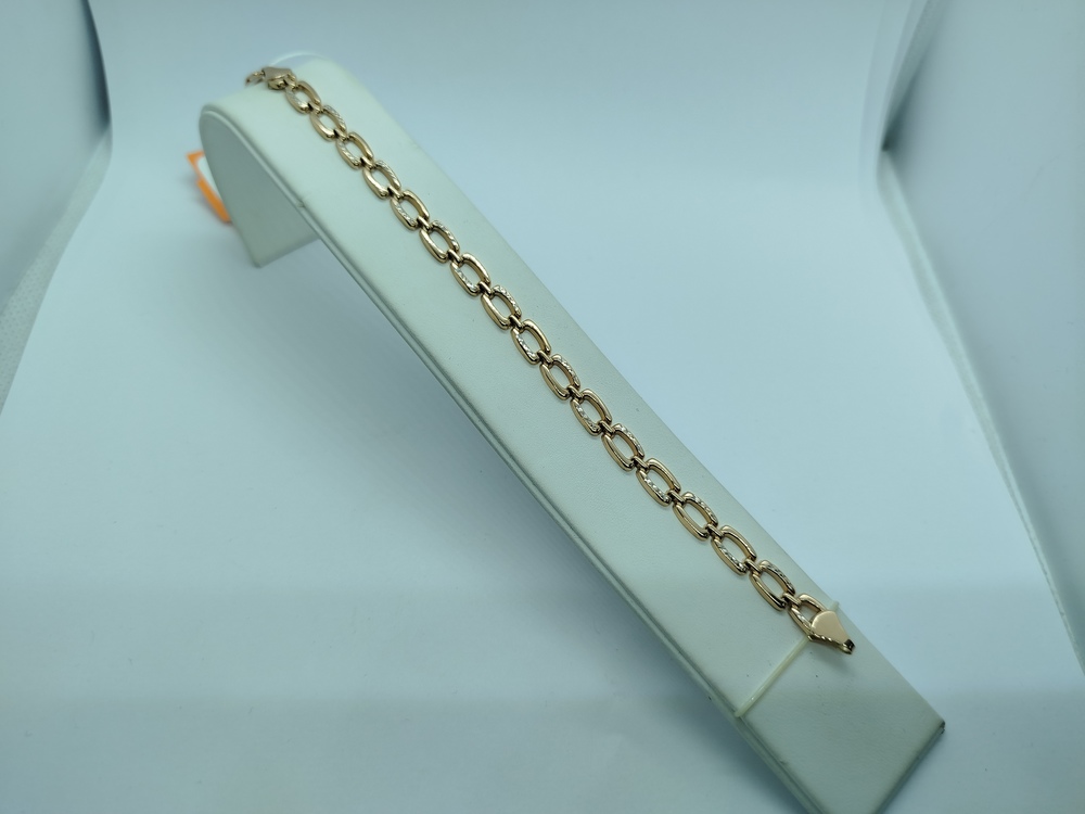 БРАСЛЕТ ПУСТОТЕЛЫЙ Фантазия Au 585