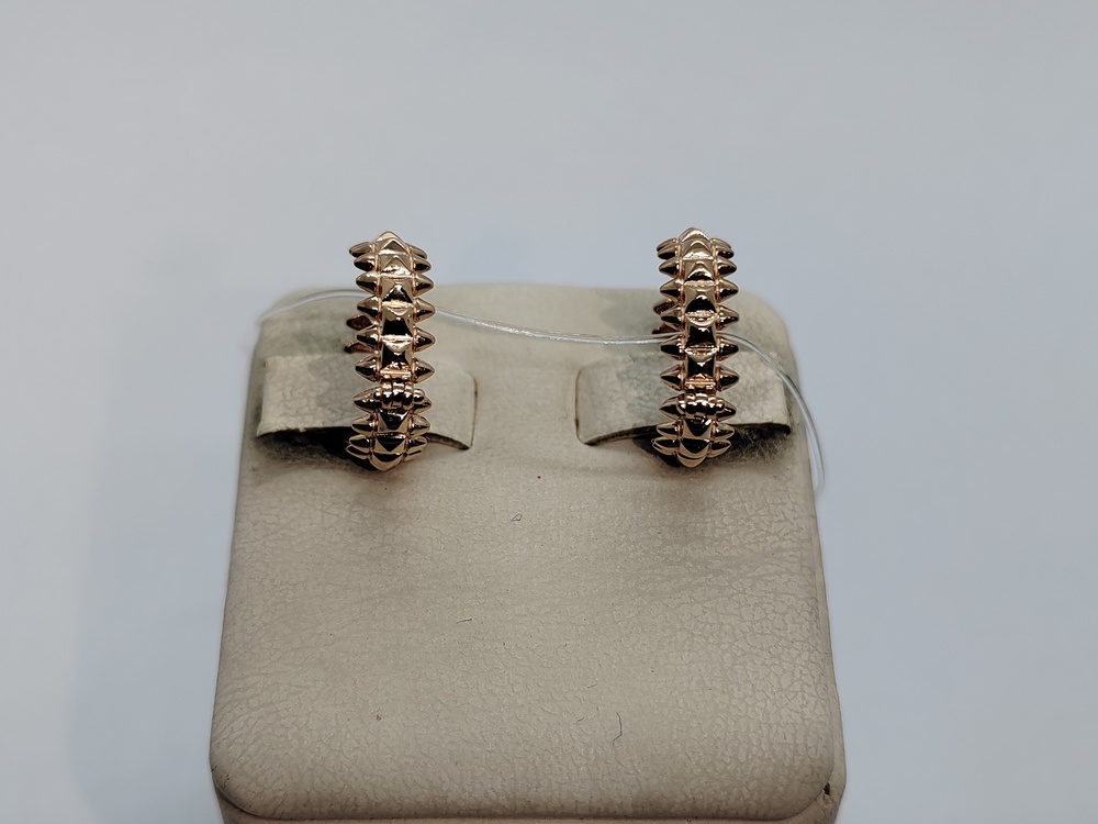 СЕРЬГИ БЕЗ КАМНЯ (Au 585)