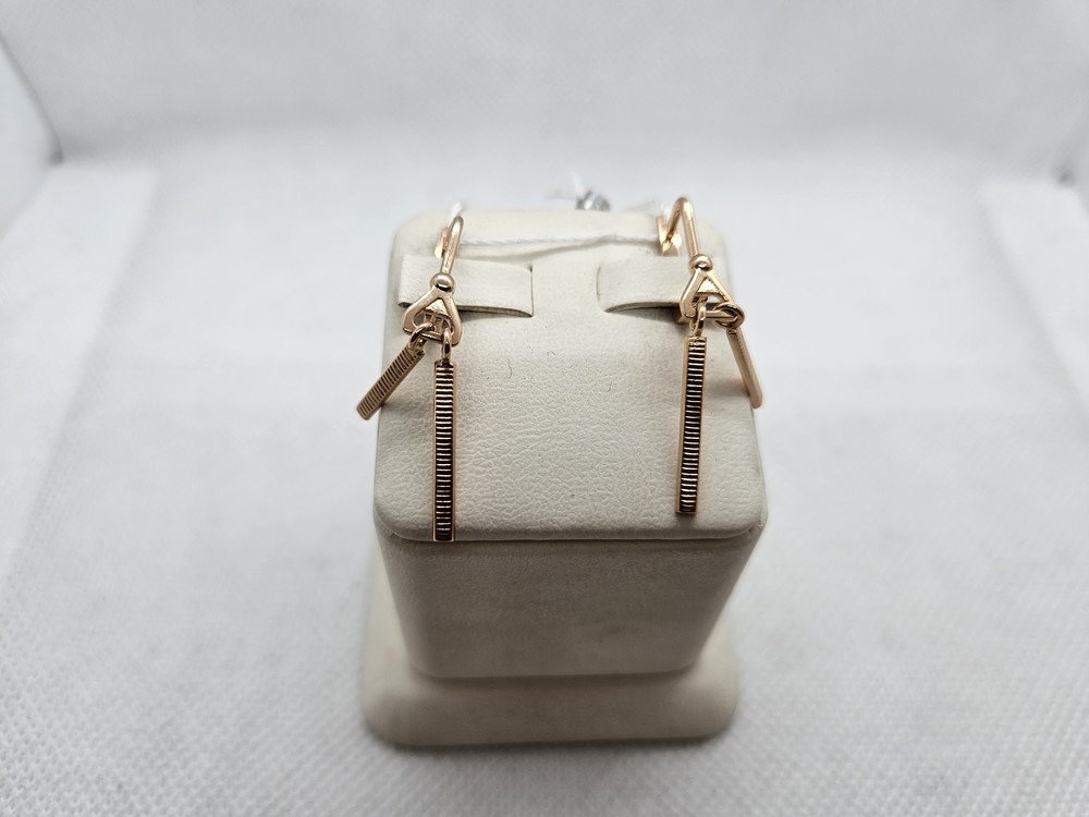 СБКМ585 СЕРЬГИ БЕЗ КАМНЯ (Au 585)