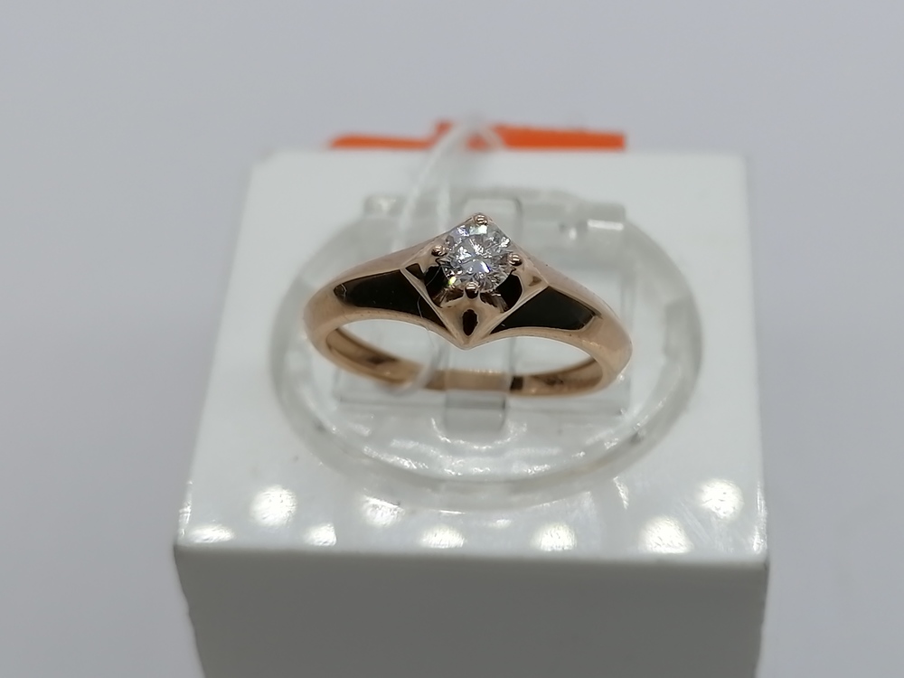 КОЛЬЦО БРИЛЛИАНТ Au 585