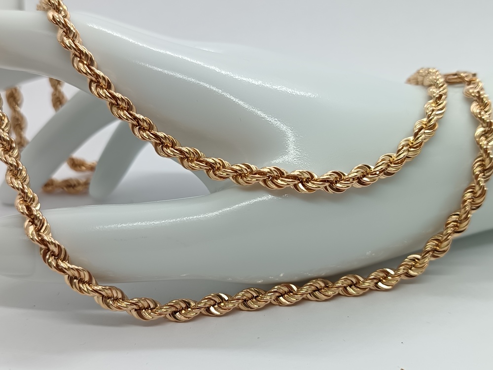 ЦЕПЬ ПОЛНОВЕСНАЯ Веревка (Au 585)