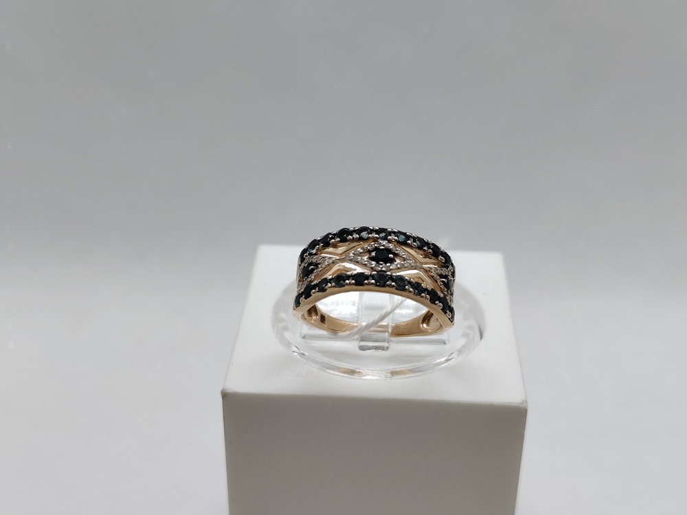 КОЛКМИ585 КОЛЬЦО С КАМНЯМИ (Au 585)