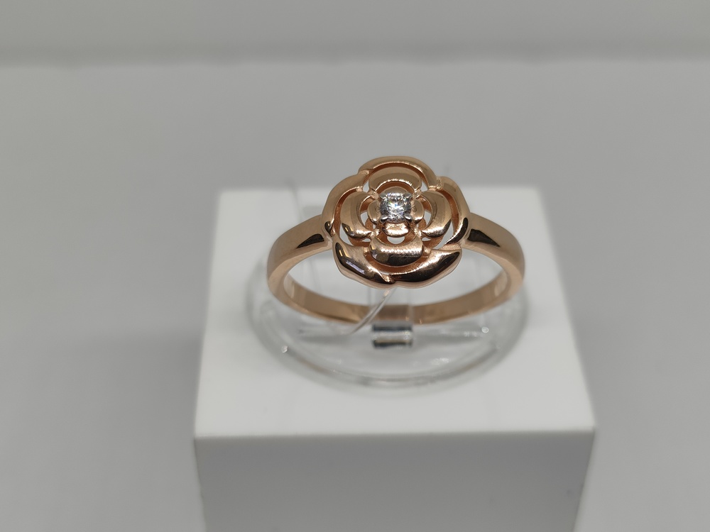 КОЛЬЦО С КАМНЕМ (Au 585)