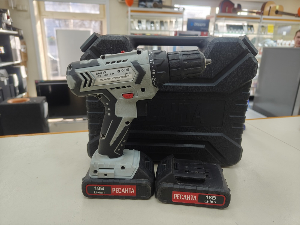 Шуруповерт Ресанта ДА-18-2ЛК