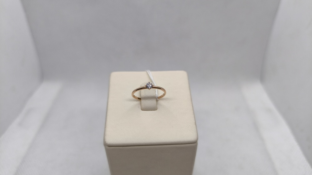 КОЛЬЦО С КАМНЕМ (Au 585)