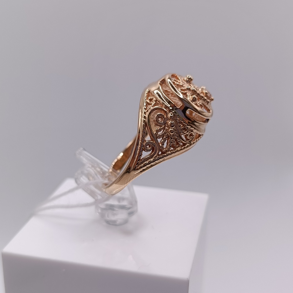 КОЛКМ585 КОЛЬЦО С КАМНЕМ (Au 585)