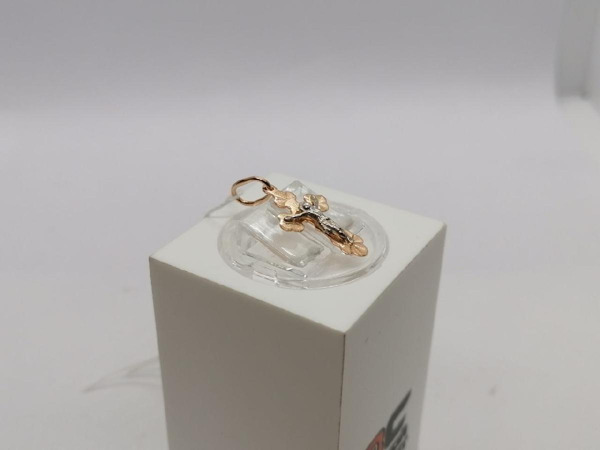 ПОДВЕСКА КРЕСТ без камня (Au 585)