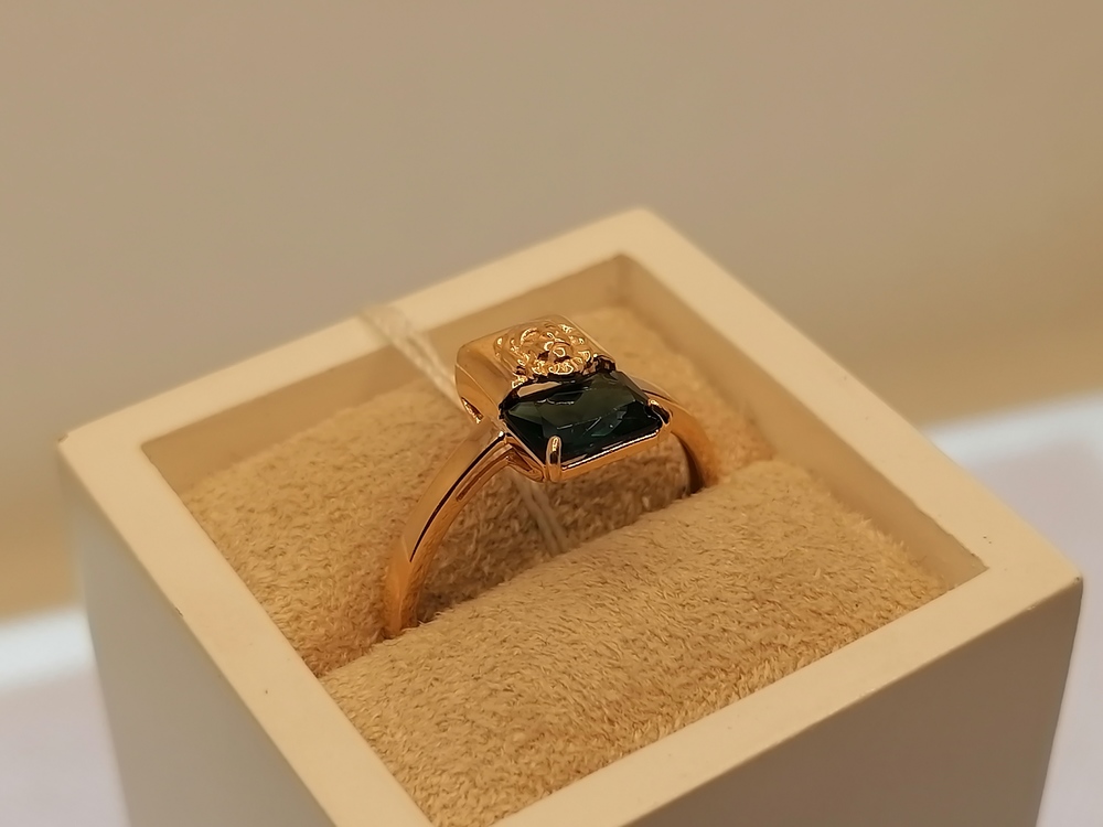 КОЛЬЦО ЛОНДОН БЛЮ ТОПАЗ (Au 585)