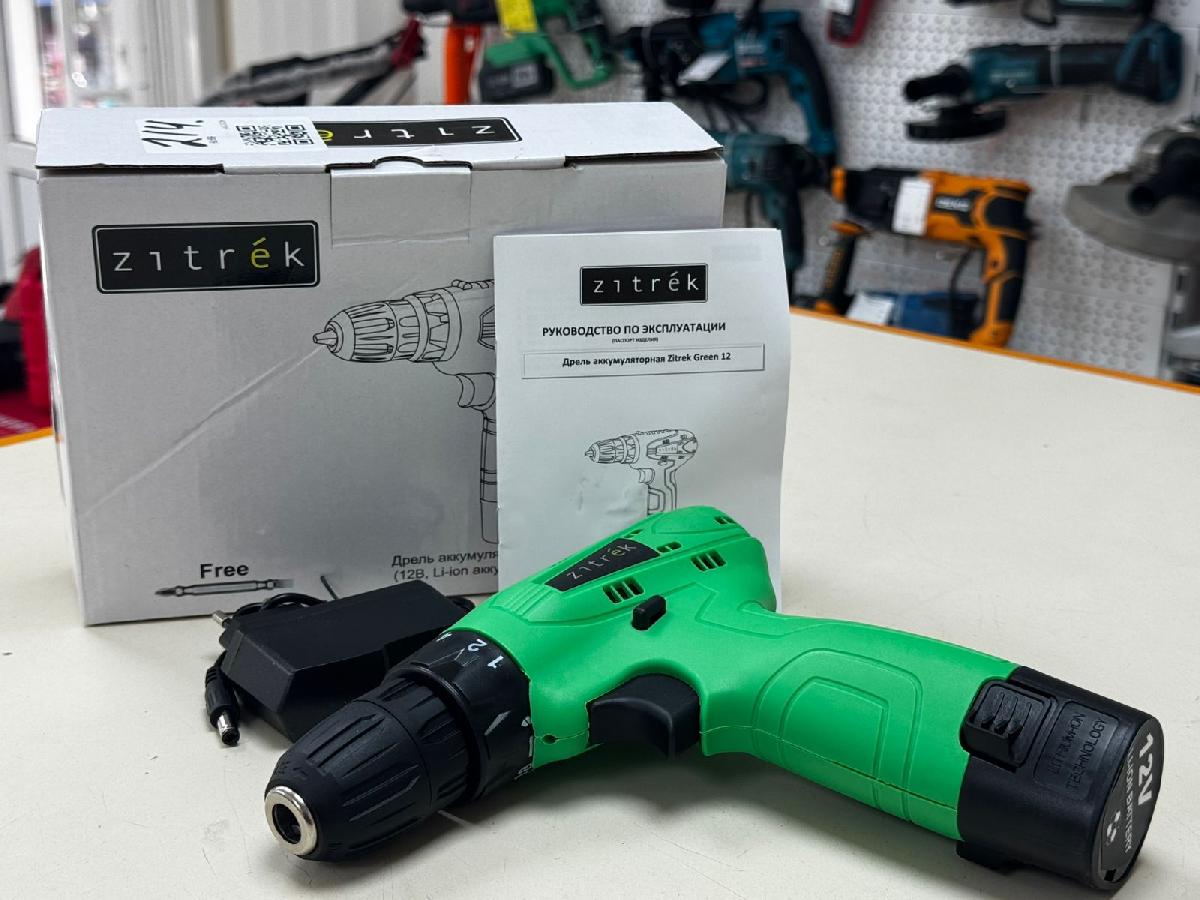 Шуруповерт Zitrek Green 12v